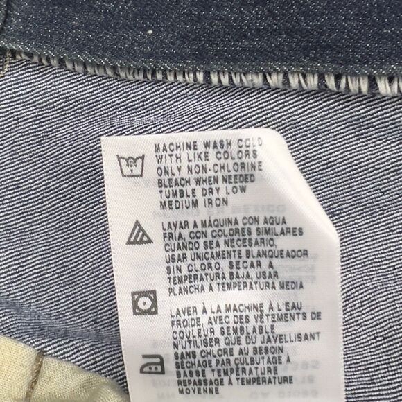 Dickies Jeans Mens 42x32 Dark Blue Wash Denim Pants Straight Leg Mexico - Picture 10 of 15